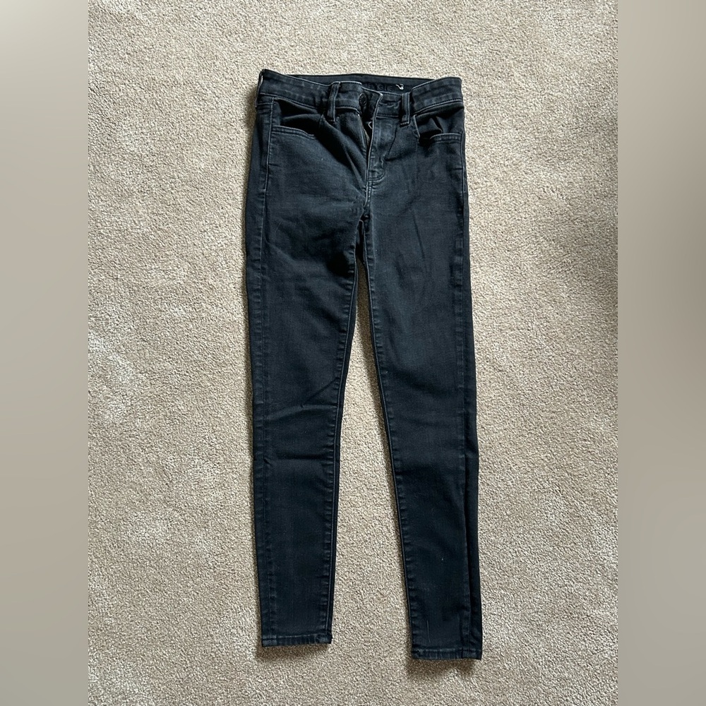 American Eagle Outfitters Black Skinny Jeans Size 2